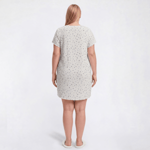 Plus Size Laura Ashley(R) Short Sleeve Cherries & Hearts Nightshirt alternate view